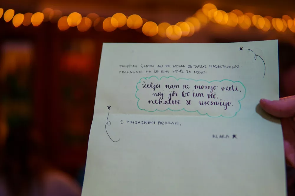 Pismo za lepi dan / Foto: Mladi Karitas