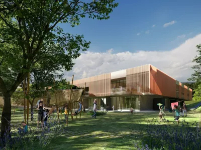 Največja investicija prihodnjega leta bo gradnja novega vrtca v Luciji. W Jereb in Budja arhitekti