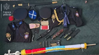 Črna gora, proruski plačanci, policija, hi&scaron;na preiskavaNovember 2025