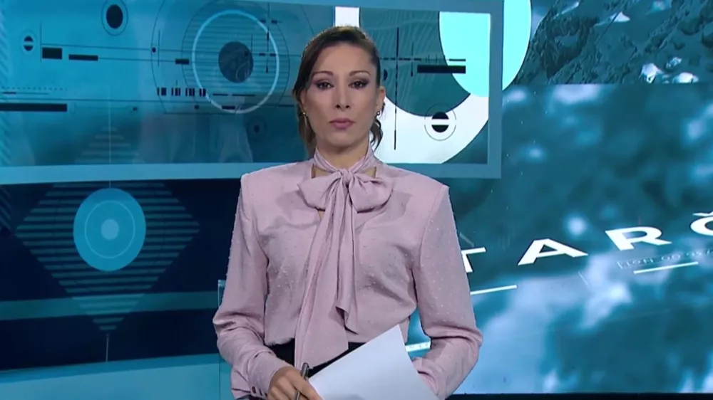 Erika Žnidar&scaron;ič med nedavno oddajo / Foto: Zajem Zaslona