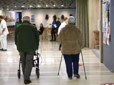  pacienti- 09.01.2024 &ndash; opozorilna stavka zdravnikov in zobozdravnikov - zdravniki in zobozdravniki zaradi neuresničenih zavez vlade iz že sklenjenih sporazumov opozorilno stavkali. protest //FOTO: Nik Erik Neubauer 