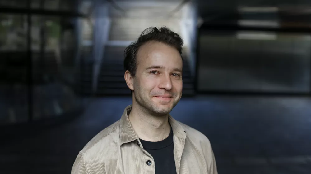 2.4.2025 - Nik &Scaron;krlec, slovenski dramski igralec in televizijski voditelj,Foto: Luka Cjuha