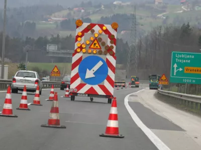 - &scaron;tajerska avtocesta - Vransko - gradbi&scaron;če DARS///FOTO: Luka Cjuha