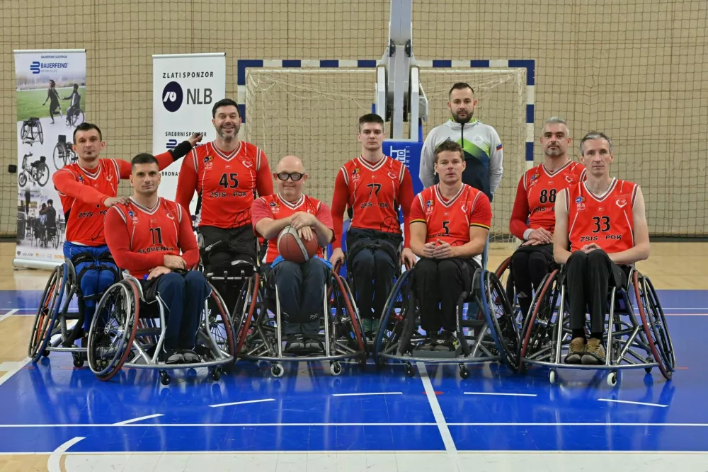 Za slovensko ekip Parasport Slovenia je uspe&scaron;en uvod v 18. sezono Regionalne ko&scaron;arkarske lige NLB Wheel. Foto: ZSIS