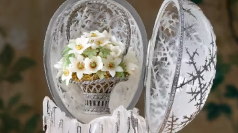 "Zimsko jajce" iz leta 1913 bo do konca leta na dražbi. Foto: Christie's