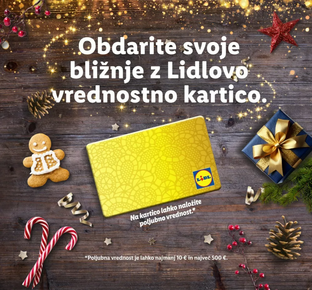 Darilna kartica Lidl / Foto: Lidl