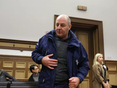 Florijan Ga&scaron;perin,- 15.02.2017 -  sojenje Florijanu Ga&scaron;perinu in soobd. zaradi prejemanja podkupnin pri tehničnih pregledih vozil -//FOTO: Jaka Gasar