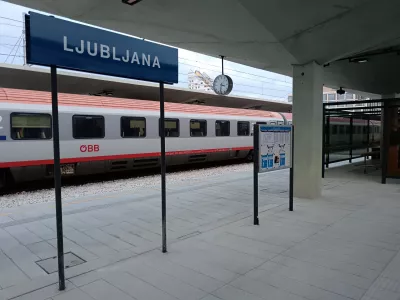 Novi peroni Železni&scaron;ke postaje v Ljubljani, severni del, zaključek prve faze gradnje. Foto: Jan Konečnik