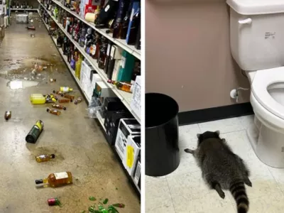 Njegova&nbsp;najljub&scaron;a&nbsp;pijača je&nbsp;&nbsp;očitno viski. Foto: policija