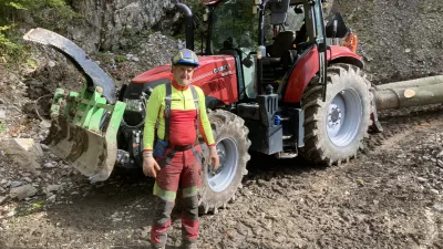 Gregor Kleč, Strži&scaron;če v Ba&scaron;ki grapi, nagrada za najbolj skrbnega lastnika gozda leta 2025 / Foto: Jože Prah