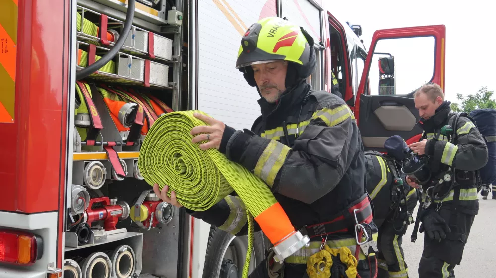 Vaja potres 2025, Nova Gorica, Gorica, simulacija potresa, re&scaron;evanje, gasilci, re&scaron;evalci, 