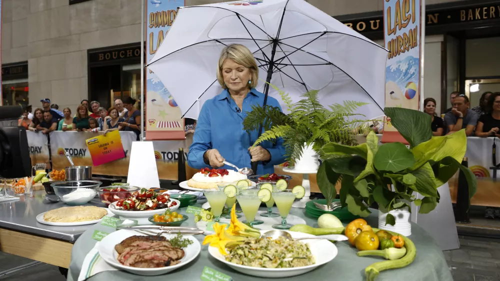 TODAY -- Pictured: Martha Stewart appears on NBC News' "Today" show -- (Photo by: Peter Kramer/NBC/NBC Newswire/NBCUniversal via Getty Images)