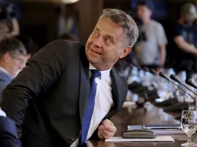 Ljubljana, DZ.Seja odbora DZ za zadeve EU, na kateri so obravnavali predlog kandidature Tomaza Vesela za clana Evropske komisije.Kandidat za clana Evropske komisije Tomaz Vesel.