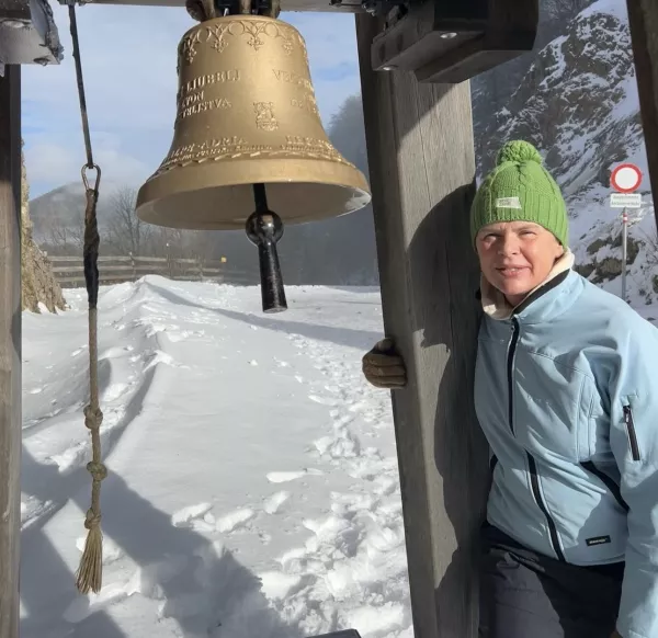 Alenka Bratu&scaron;ek je izkoristila sončen zimski dan. F instagram Alenke Bratu&scaron;ek