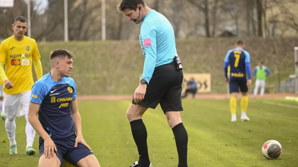 Matej Jug- 18.02.2024 &ndash; nogomet - Bravo &ndash; Celje, Prva liga Telemacha //FOTO: Nik Erik Neubauer