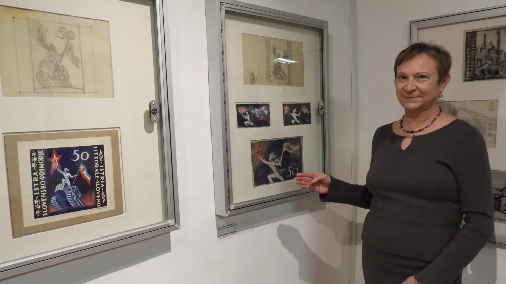 Estera Cerar, znamke, muzej po&scaron;te in telekomunikacij / Foto: Katja Petrovec