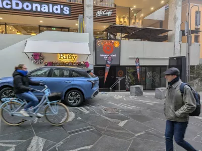 Pogled na novost, ki se skriva pod McDonald'som na priljubljeni ulici v Ljubljani.