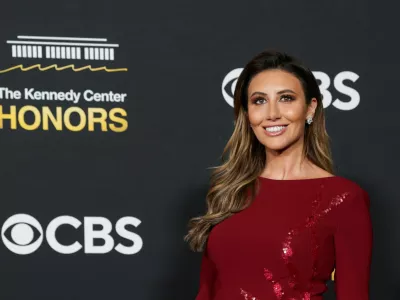 Alina Habba poses on the red carpet for the 2025 Kennedy Center Honors at the John F. Kennedy Center for the Performing Arts in Washington, D.C., U.S., December 7, 2025. REUTERS/Jeenah Moon