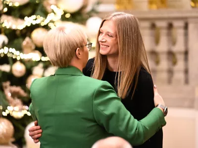 09.12. 2025 - Sprejem slovenskih &scaron;portnikov in &scaron;portnic ter trenerjev pri predsednici države - &Scaron;portnik leta 2025 FOTO: Nik Erik Neubauer