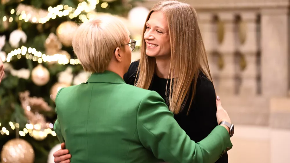 09.12. 2025 - Sprejem slovenskih &scaron;portnikov in &scaron;portnic ter trenerjev pri predsednici države - &Scaron;portnik leta 2025 FOTO: Nik Erik Neubauer