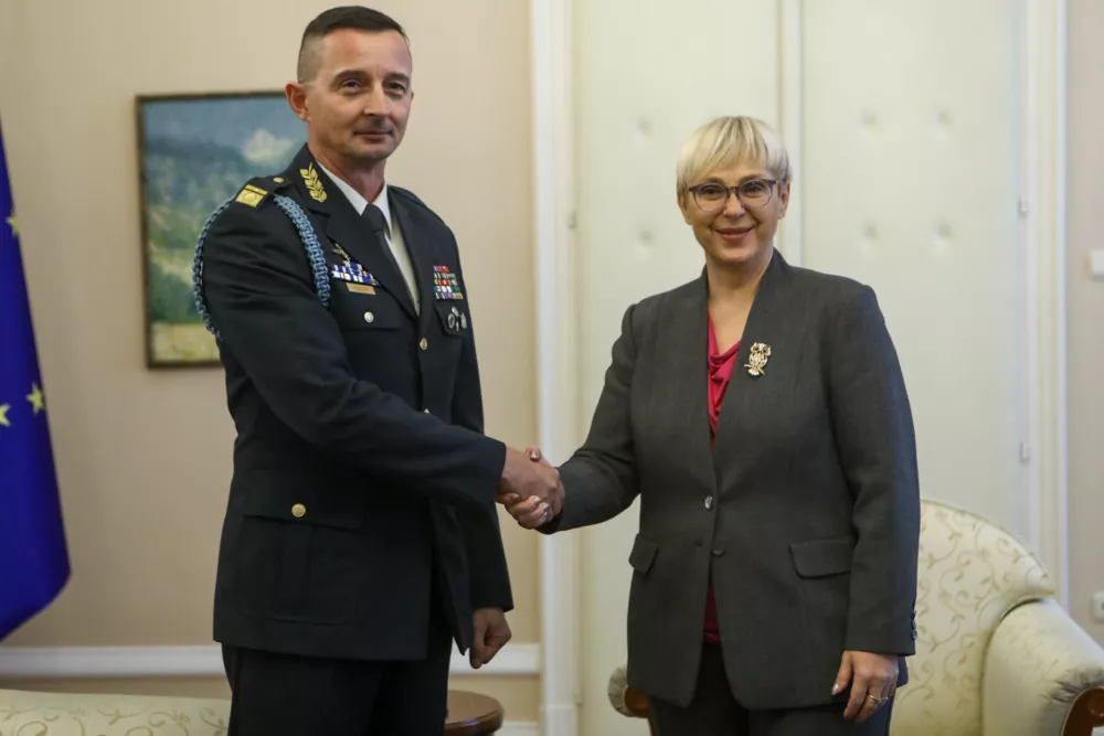 11.12.2025 - novi načelnik General&scaron;taba Slovenske vojske Bo&scaron;tjan MočnikFoto: Luka Cjuha