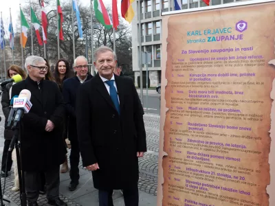 16.12.2025 - Karel Erjavec, stranka Zaupanjetezefoto: Tomaž Skale