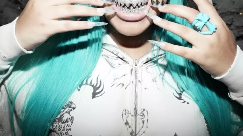 Zanimiv poseg v zobje si je privo&scaron;čila North West / Foto: Instagram