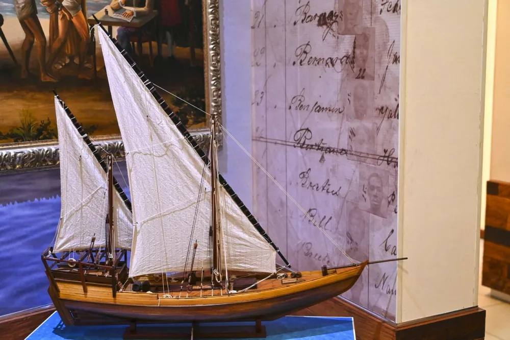 Maketa Lavasseurjeve jadrnice / Foto: Franci Horvat