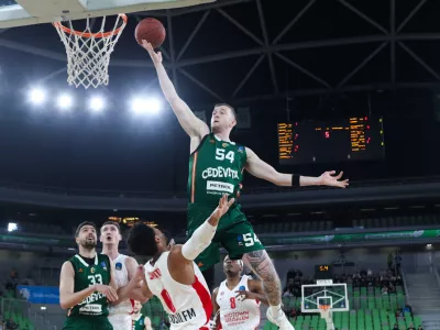16.12.2025. Ko&scaron;arka Cedevita Olimpija Hapoel Jeruzalem. Foto: Bojan Velikonja