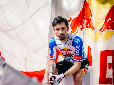 Primož Roglič of team Red Bull - BORA - hansgrohe poses for a portrait in Palma de Mallorca, Spain on December 7, 2025. // Maximilian Fries / Red Bull Content Pool // SI202512140097 // Usage for editorial use only // 