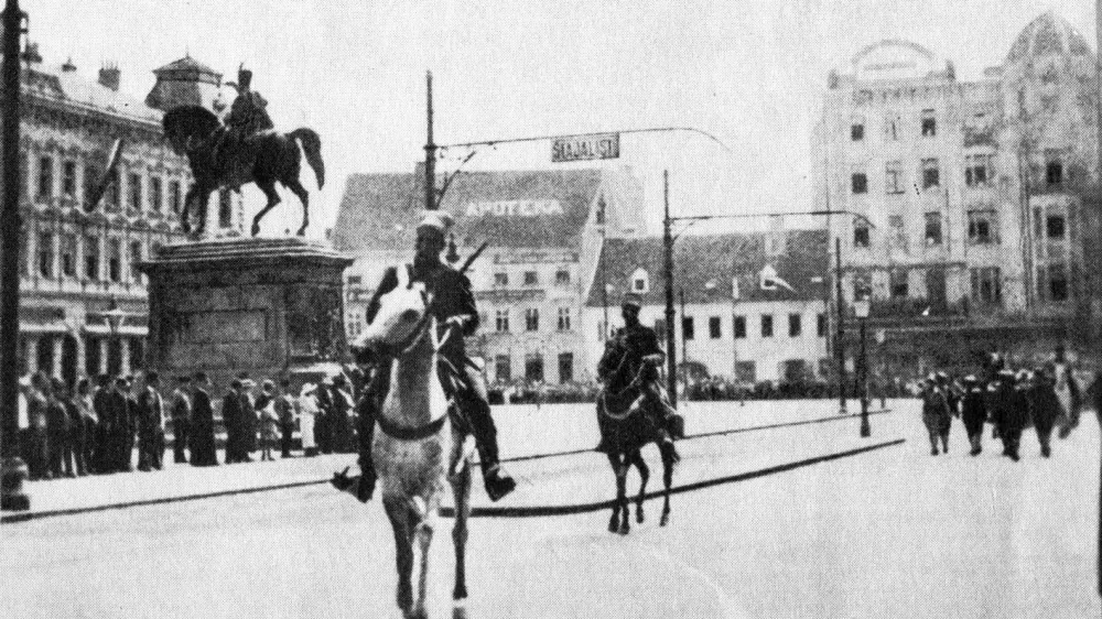 SHS Srbska vojska v Zagrebu / Foto: Wikipedia