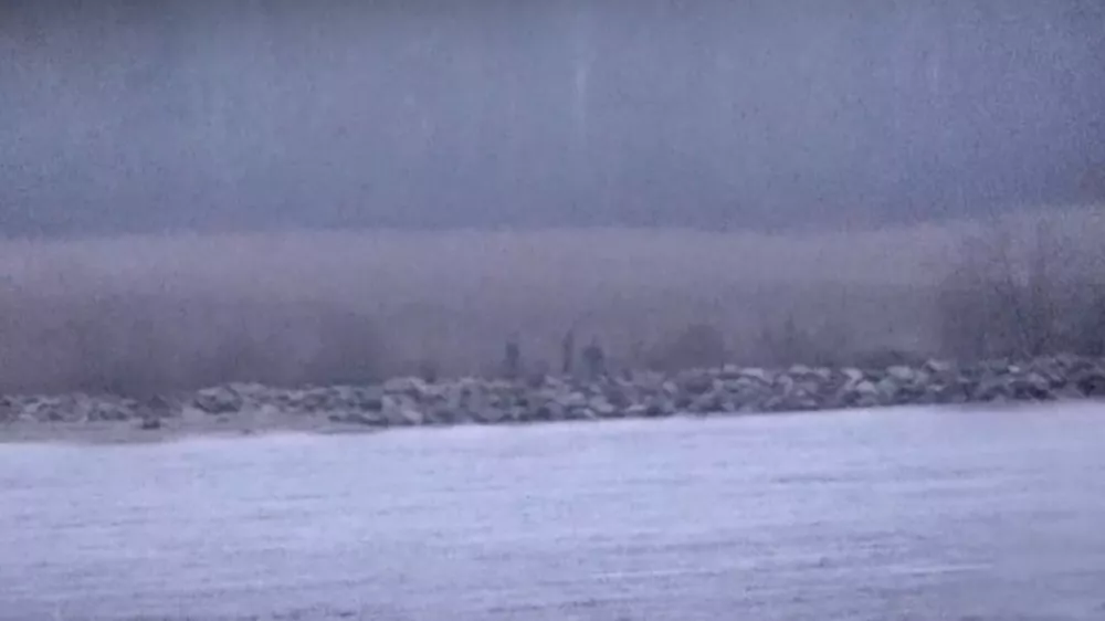 Ruski mejni policisti na estonski strani mejeFoto: Estonsko ministrstvo