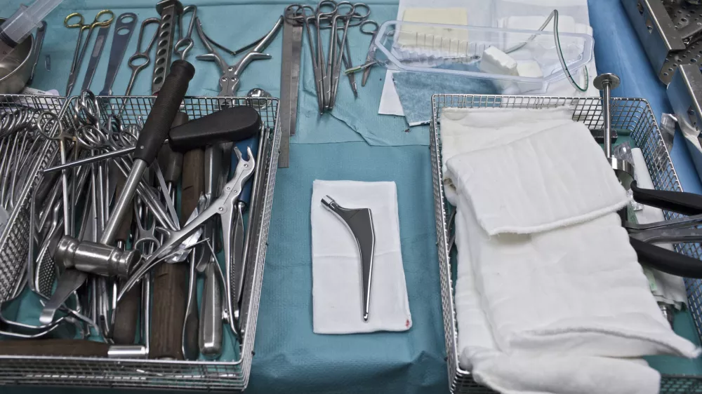 Operacija kolka, dr. Rasto Stok in dr. Peter Pavlov&Auml;Ťi&Auml;ŤFOTO: JAKA GASAR / NEDELJSKI