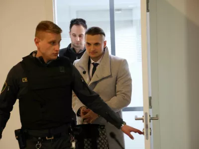 obtoženi Blaž Kadivec28.12.2022 - sojenje primer Kava&scaron;ki klan - nadaljevanje predobravnavnih narokov domnevnim članom slovenskega dela Kava&scaron;kega klana, ta izvira iz Črne gore &ndash; tožilstvo očita, da naj bi vsaj od decembra 2018 do maja 2021 na območju več držav v okviru hierarhično organizirane kriminalne združbe na veliko trgovali z drogo. Foto: Tomaž Skale