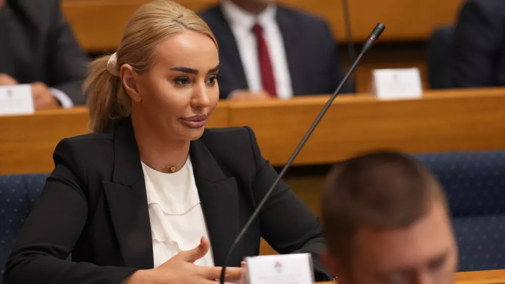 02.09.2025., Narodna skupstina RS, Banjaluka (BiH) - Pocela posebna sjednica Narodne skupstine Republike Srpske, na kojoj bi trebalo da bude izabrana nova Vlade Srpske, a za mandatara je predlozen Savo Minic. Oporba u NSRS bojkotuje uvodni ekspoze mandatara, a Minica je za mandatara predlozio Milorad Dodik, kojem je nedavno oduzet mandat predsjednika RS.Photo: Dejan Rakita/Pixsell Photo: Dejan Rakita/PIXSELL