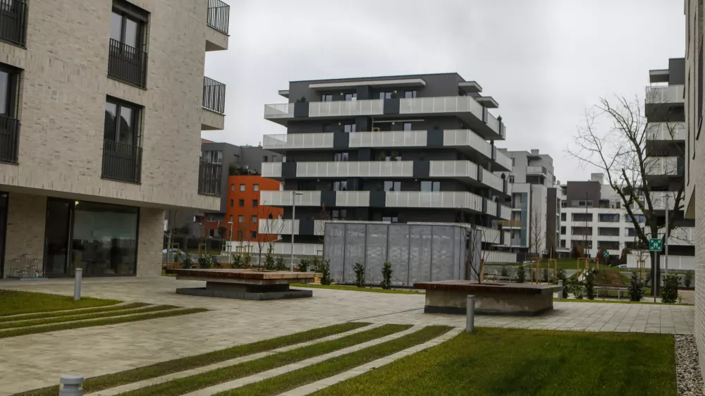 23.12.2025 - stanovanja - novogradnja - nova stanovanja - med Flaj&scaron;anovo in Kavčičevo cestoFoto: Luka Cjuha