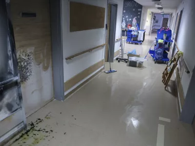 - 25.12.2025 - požar v domu starej&scaron;ih občanov Notranje Gorice//FOTO: Jaka Gasar