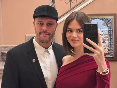 Igor Kojić z novo izbranko Sofijo Dacić. F instagram Igorja Kojića