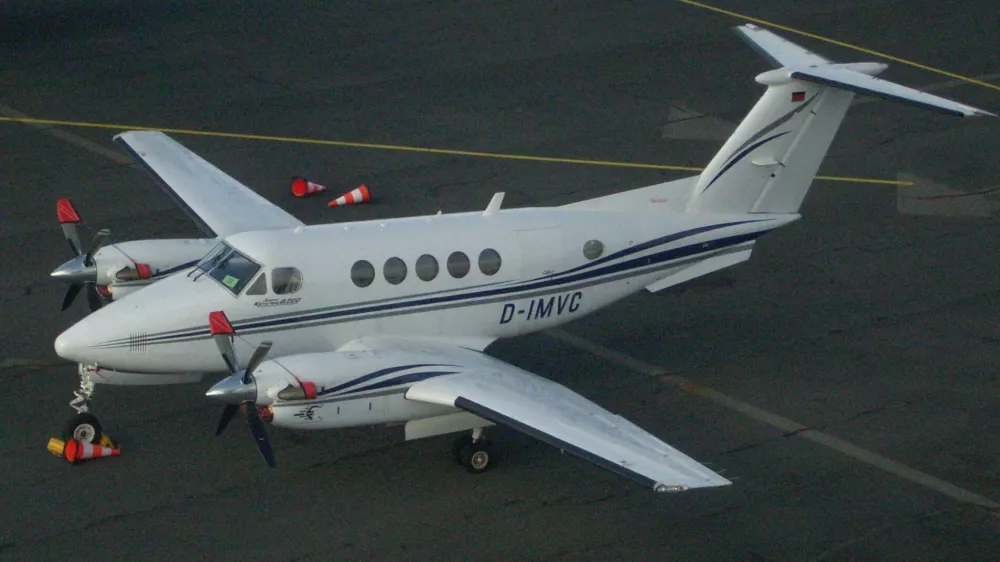 Letalo Beechcraft Super King Air. Foto: Reuters/Alamy
