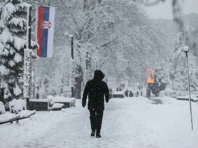 Beograd, Srbija, sneg. Foto: Profimedia