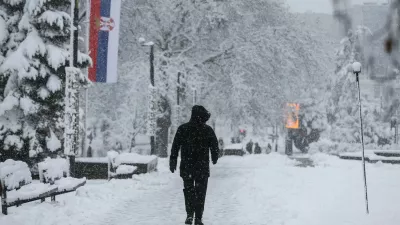 Beograd, Srbija, sneg. Foto: Profimedia
