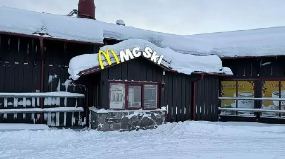 Restavracija je med smučarji izjemno priljubljena. Foto: McDonalds