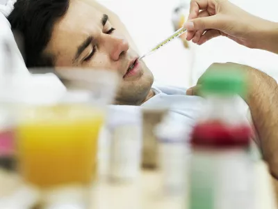 prehlad, temperatura, gripa