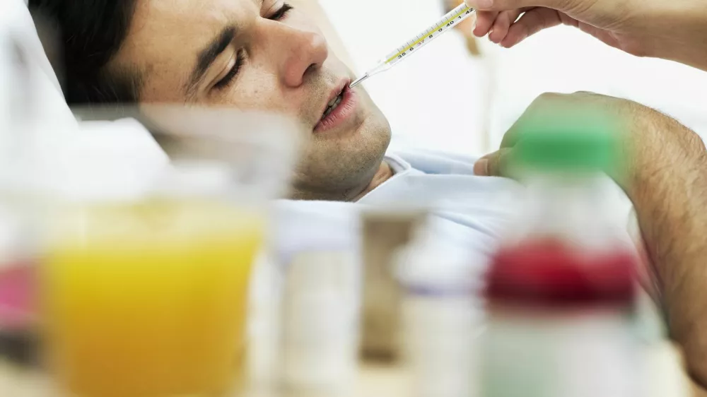 prehlad, temperatura, gripa