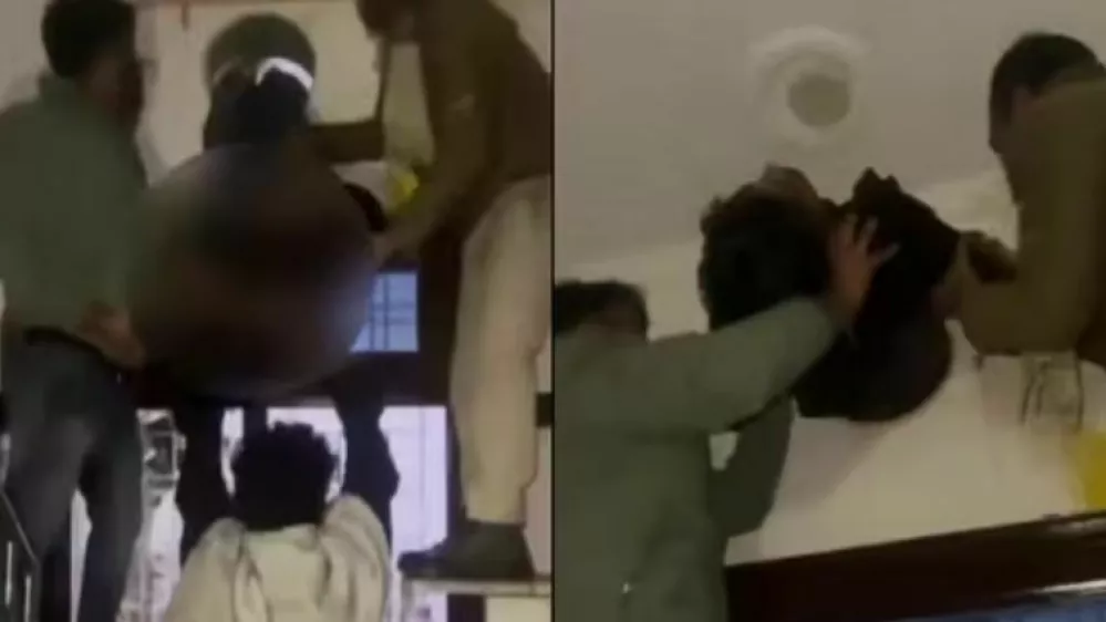 Celo uro naj bi bil v prezračevalnem ja&scaron;ku ujet nesojeni tat. Re&scaron;ili so ga &scaron;ele policisti. 