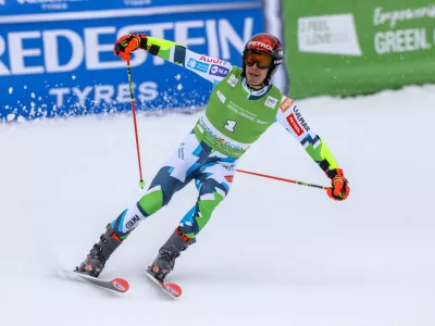 Žan Kranjec01.03.2025 - Audi FIS svetovni pokal v alpskem smučanju Kranjska GoraFoto: Luka Cjuha