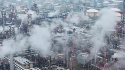 FILE PHOTO: A drone view shows Serbia's majority Russian-owned NIS oil refinery in Pancevo, Serbia, November 27, 2025. REUTERS/Marko Djurica/File Photo