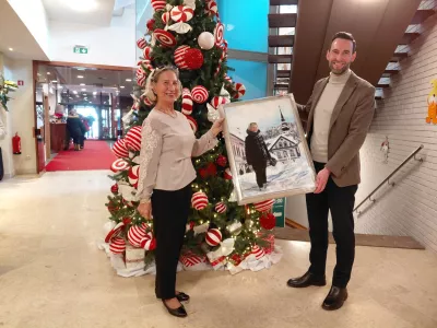 . Na sliki je Fikreta, v ozadju pa Kranjska Gora. Ob tem bo prisoten tudi sedanji direktor družbe, Milan Sajovic. Vsem gostom, ki jih je pripeljala, so v sobah pripravili pisma dobrodo&scaron;lice. V njih jasno pi&scaron;e: brez gospe Fikrete te zgodbe ne bi bilo. F Vesna Levičnik