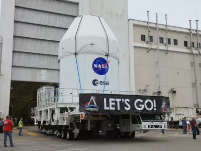 ESa sodeluje tudi z ameri&scaron;ko vesoljsko agencijo NASA. Na sliki je Orion, ki je pomemben del misije Artemis II.