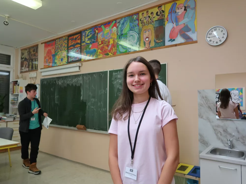 Prvi mednarodni matematični turnir IMBT, Bovec 2026, Ekaterina Chizhova / Foto: Nata&scaron;a Bucik Ozebek